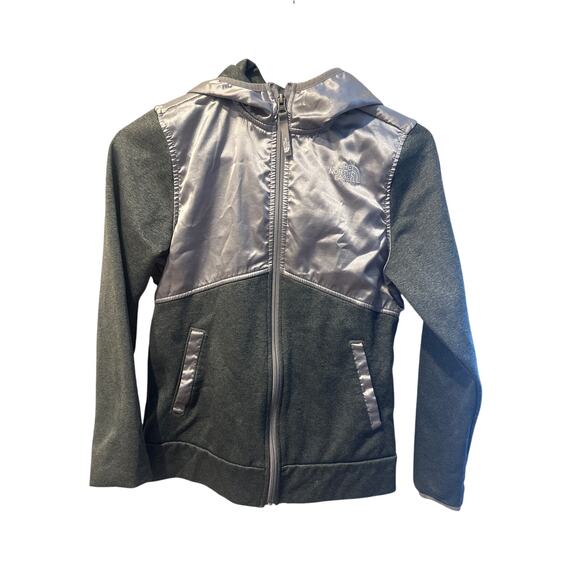 Girls The North Face Silver / Gray Dri Fit Jacket. Size Large ( 14 / 16 ) - Picture 1 of 4